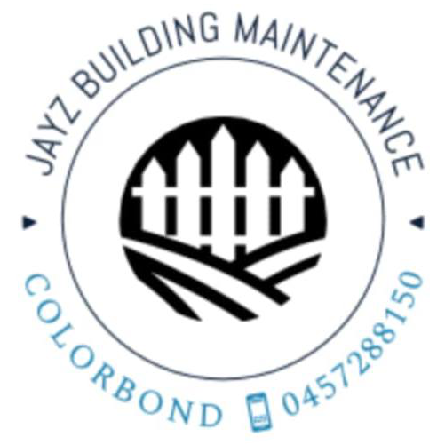 Jayz Building Maintenance logo — Colorbond fencing and gates, Craigie WA